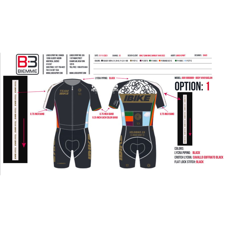 2023 - Team IBIKE Speedsuit S/S Vivo Raglan
