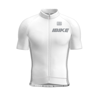 IBIKE, Maillot Vivo S/S (unisexe), blanc