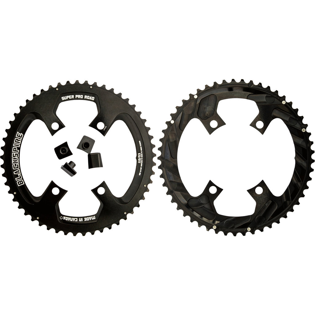 Chainring - BlackSpire SUPER PRO ROAD - 110 BCD, 50T - BLACK