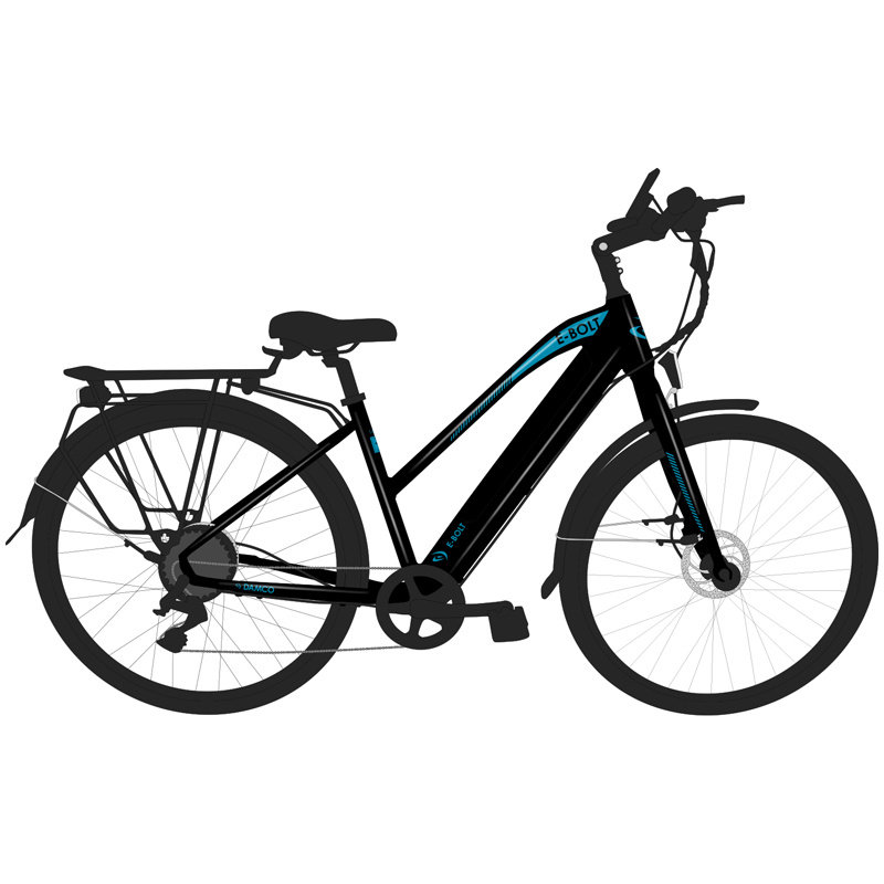 Damco E-Bolt Open Black, E-Bike