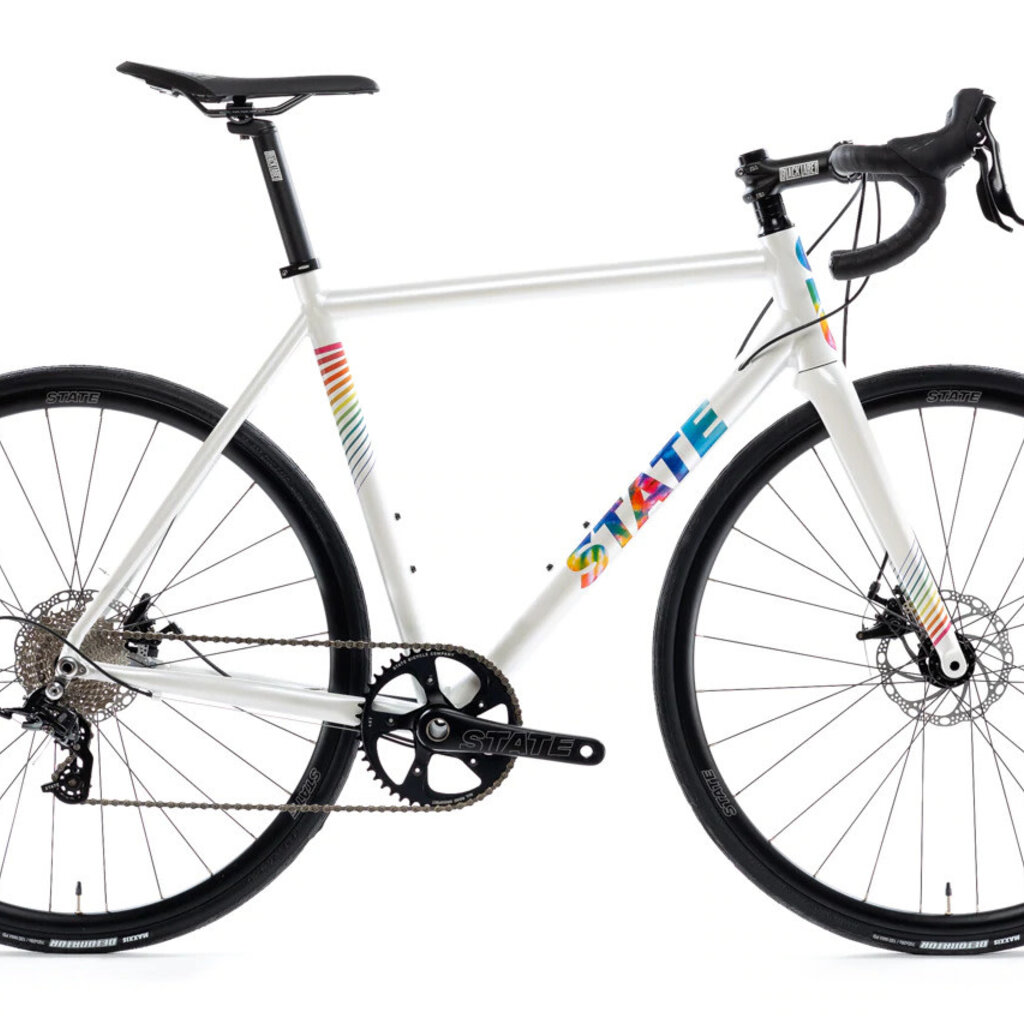 State Bicycle Co. State Bicycle Undefeated Disc Brake White Tie Dye Road Bike
