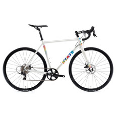 State Bicycle Co. State Bicycle Undefeated Disc Brake White/Tie-Dye, Road Bike