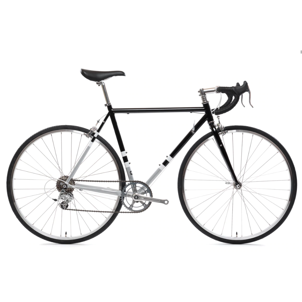 State Bicycle - 4130 Road Bike, Black & Metallic - Velo IBIKE
