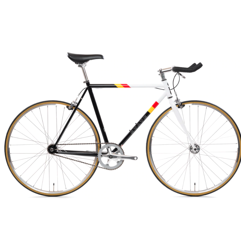 State Bicycle Co. State 4130 Pigeon Fixe Van Damme Guidon Bullhorn