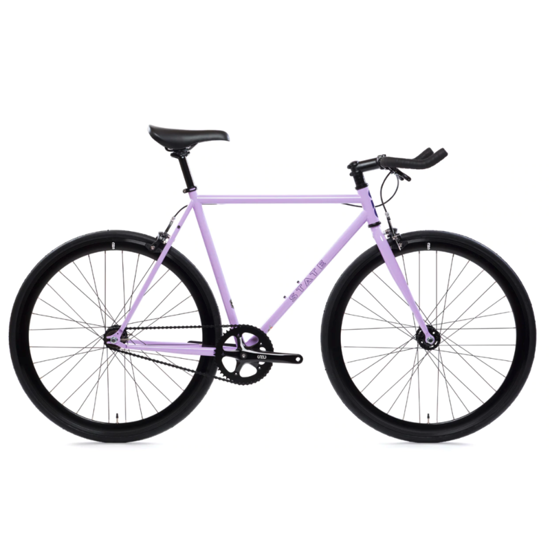 State Bicycle Co. 4130 Fixed Gear Perplexing Purple  Bullhorn Bar