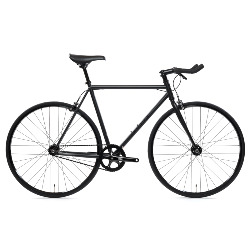 State Bicycle Co. 4130 Pigeon Fixe Noir Matte Guidon  Bull Horn