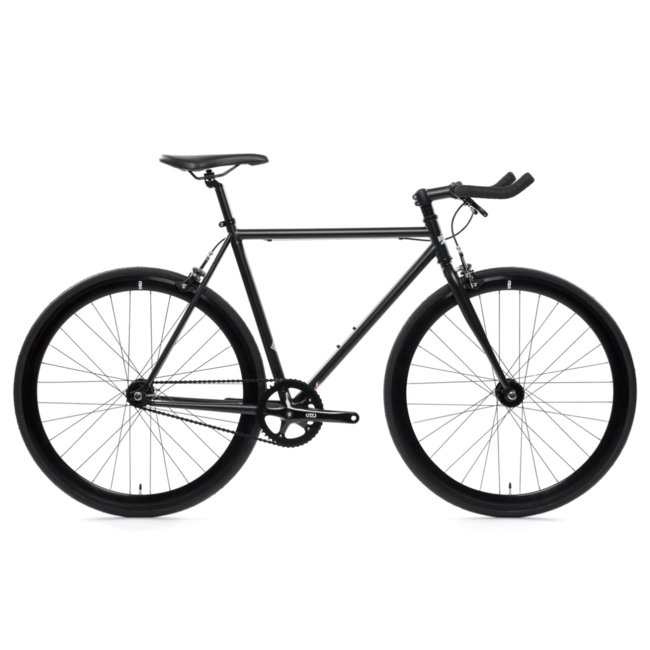 State Bicycle Co. Core Line, Fixed Gear / Single Speed Bike, Steel, Bullhorn Bars, Wulf Black