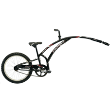 Adams Trail A Bike Folder One Child Trailer: Black