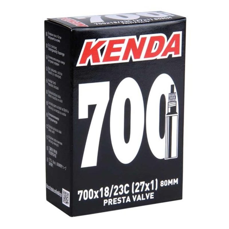 Kenda Inner tube 700 x 18-23c Presta valve Length 80mm