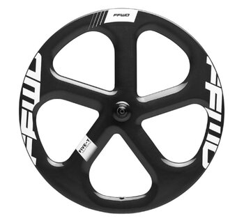 FFWD FIVE-T 5-Spoke Front Track Wheel w/ White Decals