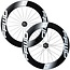 FFWD RYOT77 paire de roues piste boyaux 90mm avec décalques blancs