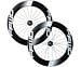 FFWD RYOT77 paire de roues piste boyaux 90mm avec décalques blancs