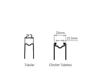 Carbonal Full Carbon Rear Disc Track Wheel