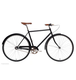 State Bicycle Co. State Bicycle - City Bike for Mens, Elliston 3speed, Black,