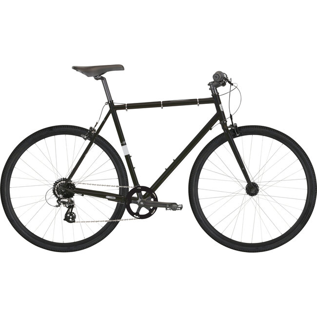 Del Sol, Projekt 8, 8 vitesses, Noir Mat, Vélo Hybride