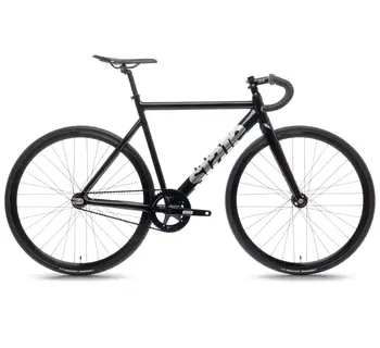 6061 Black Label v3, Vélo de Piste à pignon fixe, Guidon de route, Noir / MIroir