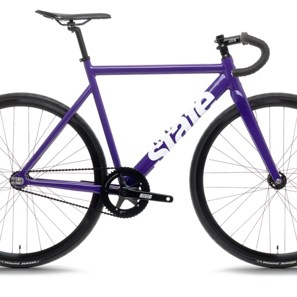 State Bicycle Co. State Black Label v3 6061 Track Bike Bike Drop bars Purple White