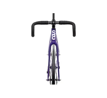6061 Black Label v3, Fixed Gear Track Bike, Drop Bars, Purple / White