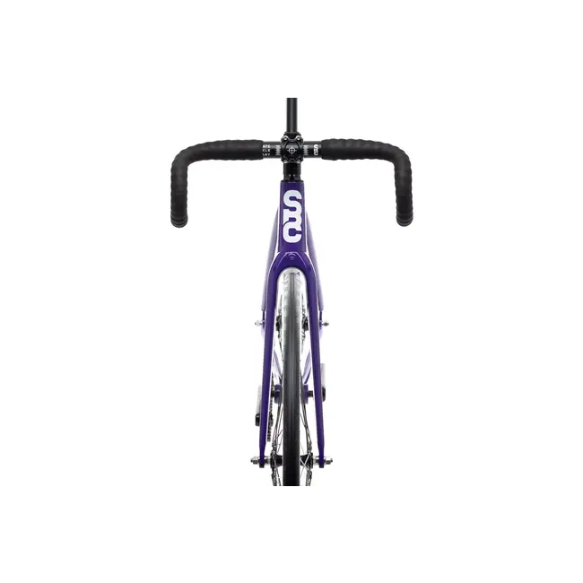 State Bicycle Co. 6061 Black Label v3, Vélo de piste à pignon fixe, Guidon de route, Mauve / Blanc