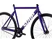 6061 Black Label v3, Vélo de piste à pignon fixe, Guidon de route, Mauve / Blanc