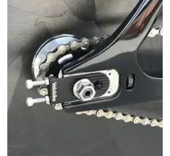 Velobike, Tensionneur de chaîne, Un seul côté