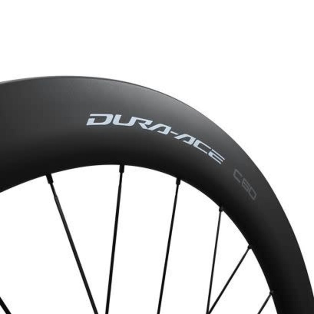 Shimano WHEELS, WH-R9270-C60-HR-TL, DURA-ACE, F: 24H / R: 24H, FOR 12-S, OLD: 100/142MM, F/R: 12MM E-THRU, TUBELESS, W/TUBELESS TAPE, W/O BAG FOR CL DISC