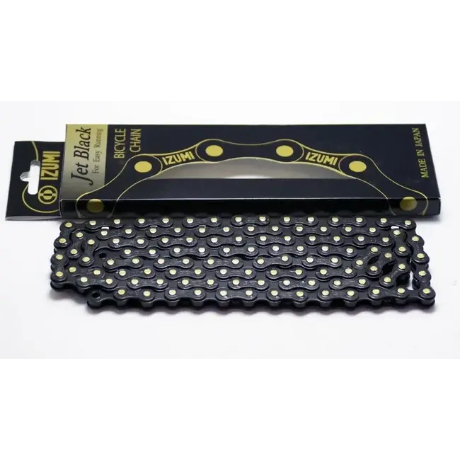 Chain, 1-spd, Izumi Jet Black, 116 Link, 1/2" x 1/8"