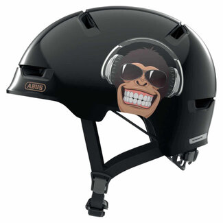SCRAPER KID 3.0 MONKEY URBAN HELMET, SHINY BLACK