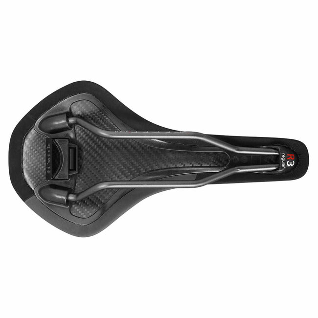 Fizik Road Saddles Antares R3, k:ium Rails, Noir/Black/White, Regular