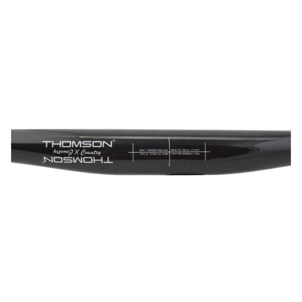 Thomson MTB Carbon Flat Bars 31.8x730x8d Black