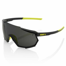 100 Percent 100 % / RACETRAP Sunglasses - Gloss Black - Smoke Lens