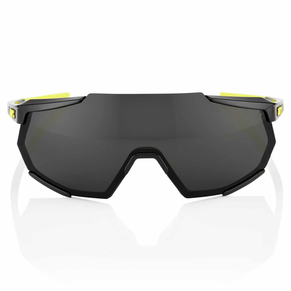 100 Percent 100 % / RACETRAP Sunglasses - Gloss Black - Smoke Lens