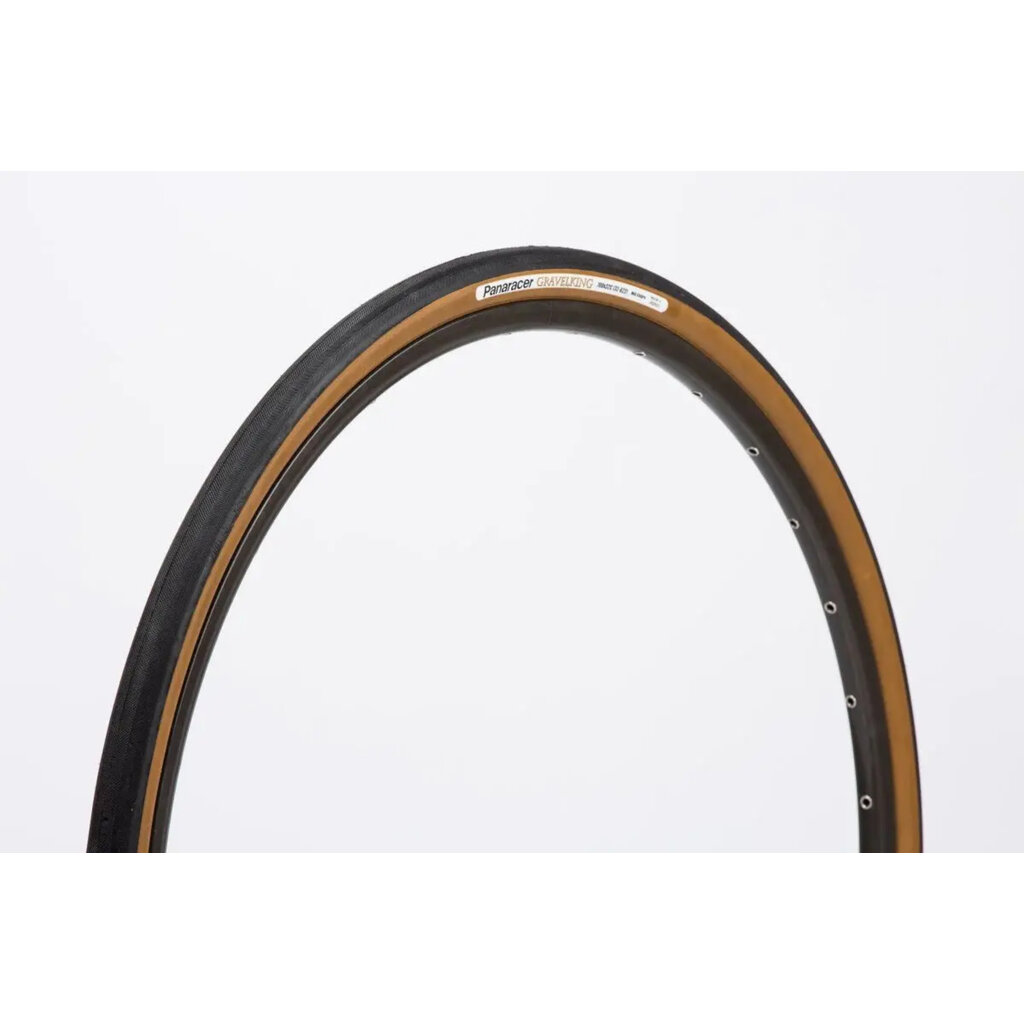 Tire - Panaracer Gravel King Smooth - Folding, Tubeless Ready - Brown