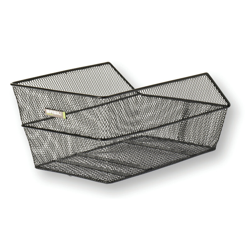 Basil, Cento, Rear basket, Black