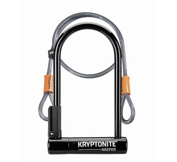 Lock, U/Cable, Kryptonite Keeper 12 STD with 4' Flex, security 5