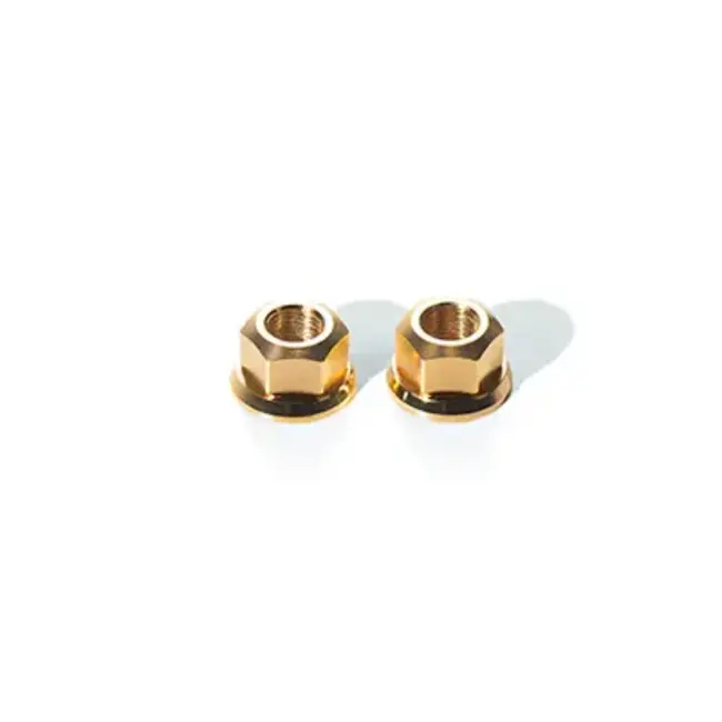 Velobike Velobike, Runwell, Elite Hub Nut pair, Gold