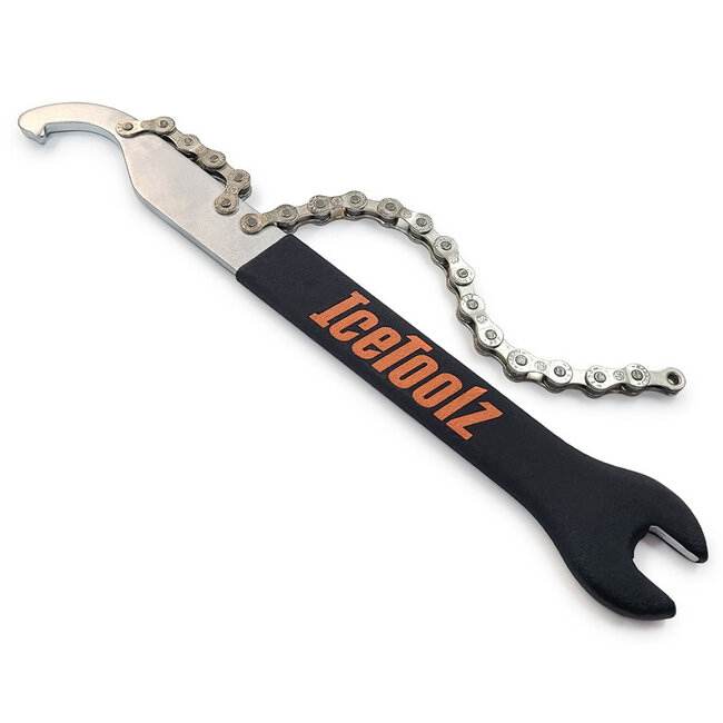 IceToolz, 3-in-1 Chain Whip & Lockring tool & Pedal Wrench