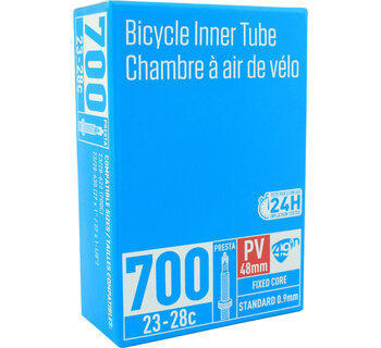 Chambre à air,  700 x 23-28mm, Presta Valve