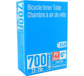 Standard Tube,  700 x 23-28mm, Presta Valve