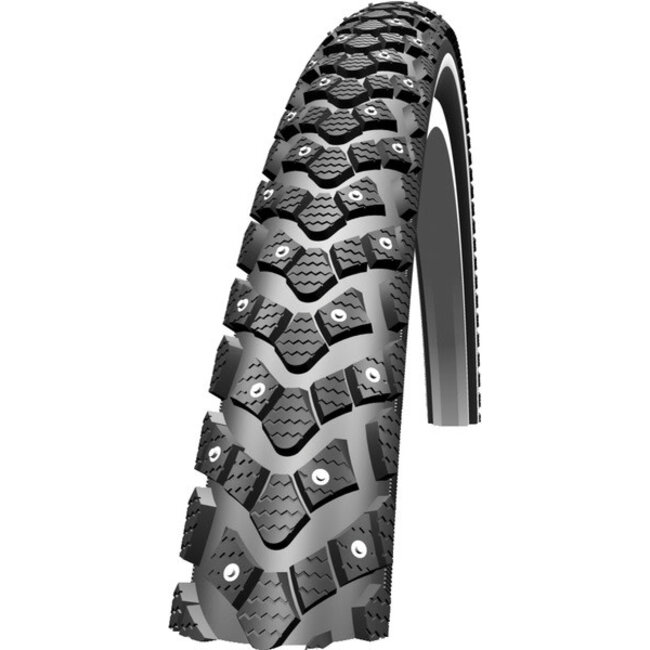 Schwalbe Pneu d'hiver clouté, Schwalbe Marathon Winter Plus, 240 Clous, 67 TPI