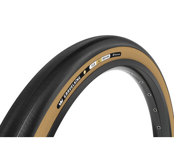 Panaracer Gravelking, Gravel Tire, Slick R Series, Amber/Brown/Tan wall