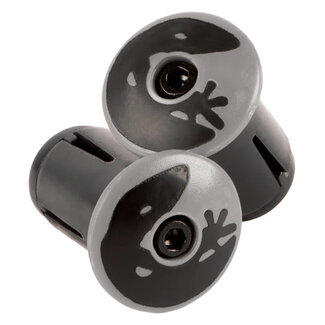 Lizard Skins, Replacement Road Bar End Plugs Pair (2), Cool Gray