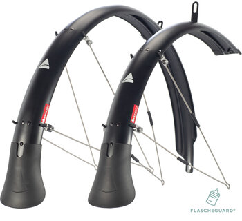 Axiom Flascheguard, paire de gardes-boue, Noir