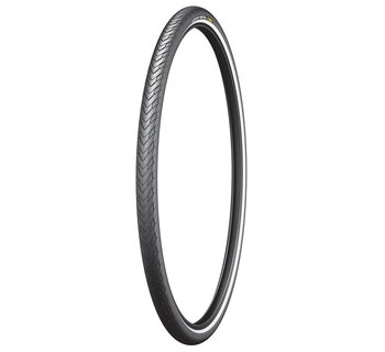 Michelin, Protek Max, Hybrid bike tire, Rigid, Clincher, Protek 5mm, Reflex, 30TPI, Noir