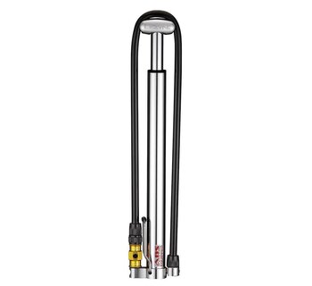 Lezyne, Micro Floor Drive HP, Pump, ABS flip chuck, 160psi, Silver, No Gauge