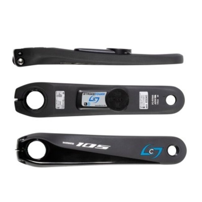 Stages, Shimano 105 R7000 , Power Meter Crank Arm, 172.5mm, Black