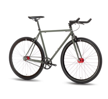Core Line, Fixed Gear / Single Speed Bike, Steel, Bullhorn Bars, Earthstone Khaki