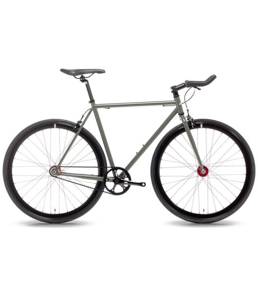 State Bicycle Co. Core Line, Fixed Gear, Bullhorn Bars, Earthstone