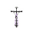 State Bicycle Co. Core Line, Fixed Gear / Single Speed Bike, Steel, Bullhorn Bars, Lavender Haze