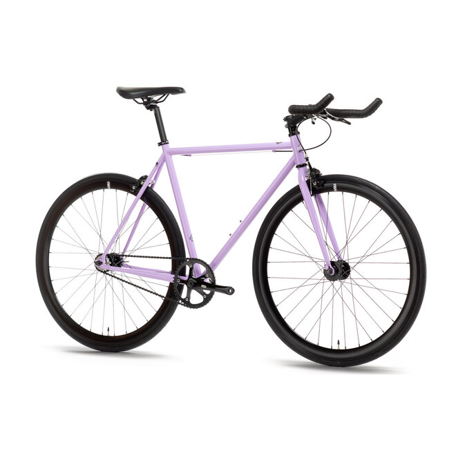 State Bicycle Co. Core Line, Pignon Fixe / Monovitesse, Acier, Guidon en Corne de Boeuf, Lavande